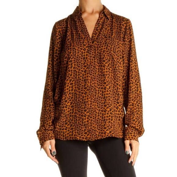 The Limited Leopard Print Button Down - Picture 2 of 10